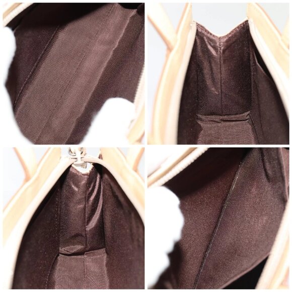 BURBERRY Hand Bag Leather Beige Auth - Picture 15 of 16